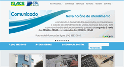 Desktop Screenshot of cdlbotucatu.org.br
